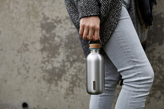 Black+Blum Steel Water Bottle 600ml - Custom Wood Designs