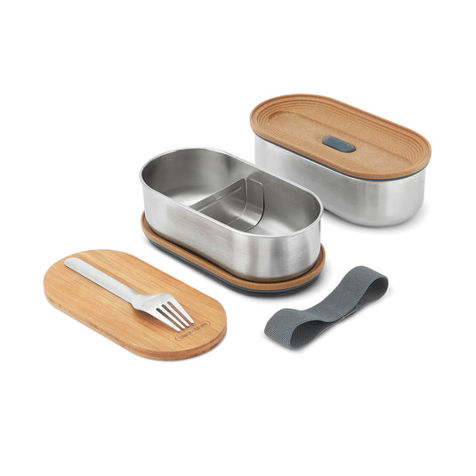 Stainless Steel Double Bento Box-Home & Living