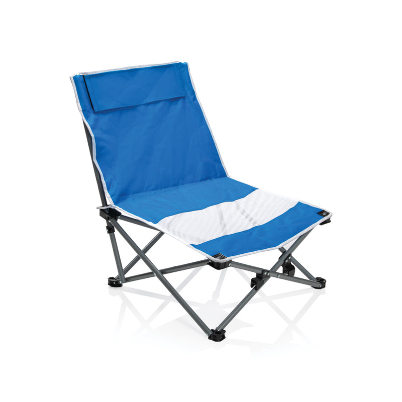 Load image into Gallery viewer, Foldable beach chair in pouch - Custom Wood Designs
