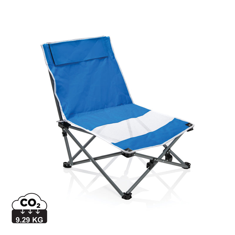 Load image into Gallery viewer, Foldable beach chair in pouch - Custom Wood Designs
