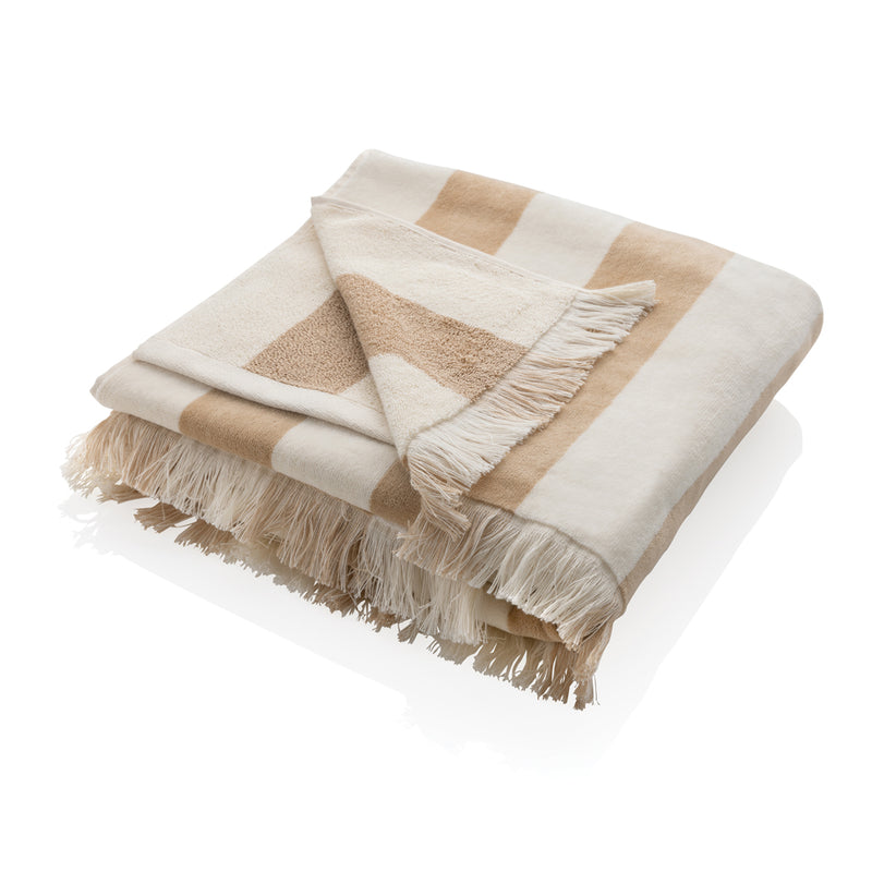 Load image into Gallery viewer, Yukari AWARE™ XL deluxe beach towel 100x180cm - Custom Wood Designs
