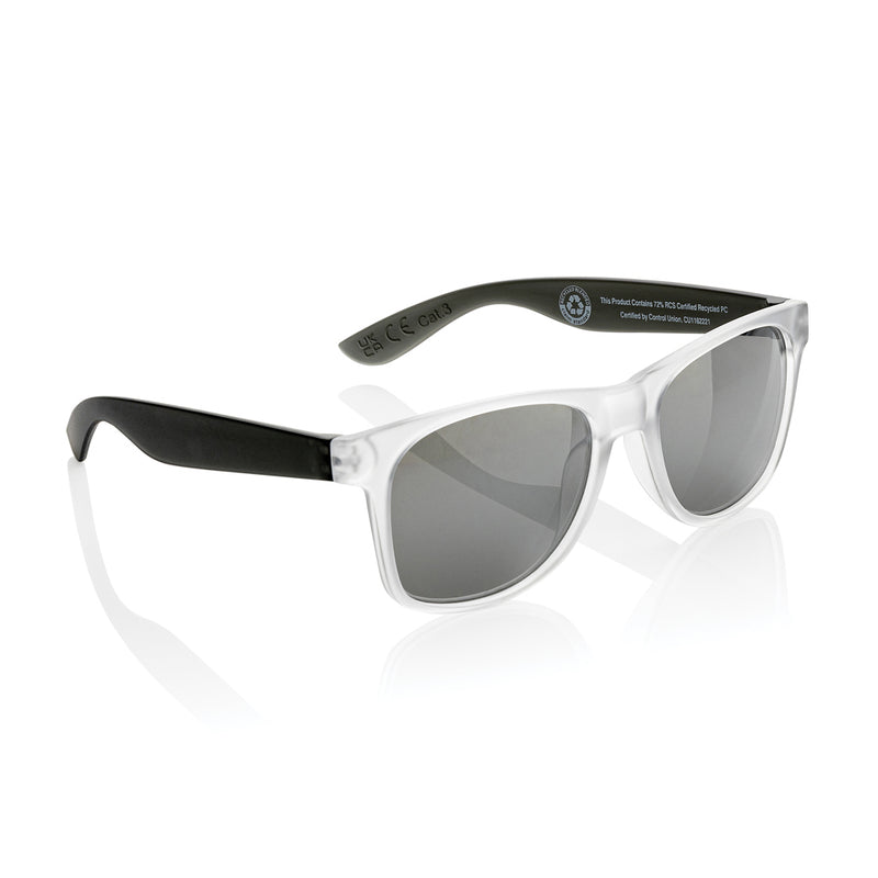 Load image into Gallery viewer, Gleam RCS recycled PC mirror lens sunglasses - Custom Wood Designs
