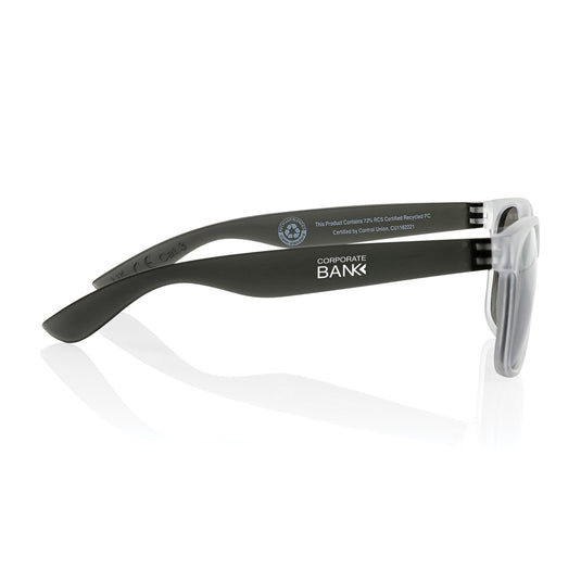 Gleam RCS recycled PC mirror lens sunglasses - Custom Wood Designs