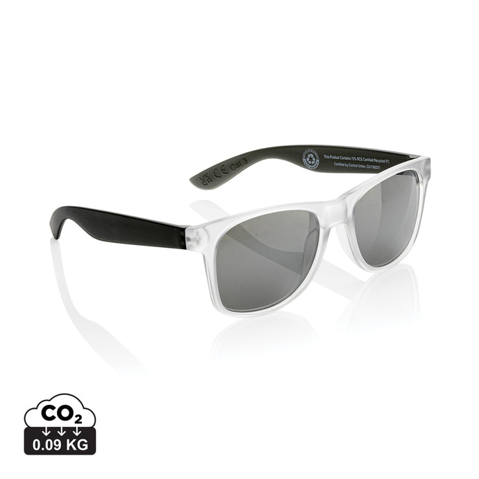 Gleam RCS recycled PC mirror lens sunglasses - Custom Wood Designs