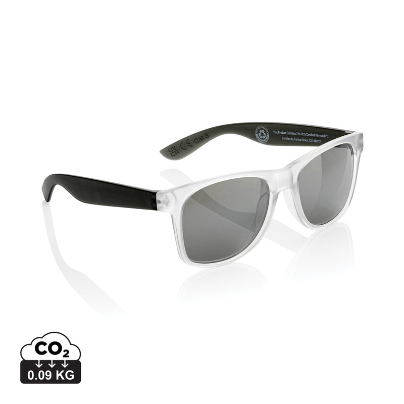 Load image into Gallery viewer, Gleam RCS recycled PC mirror lens sunglasses - Custom Wood Designs
