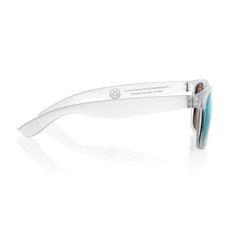 Load image into Gallery viewer, Gleam RCS recycled PC mirror lens sunglasses - Custom Wood Designs
