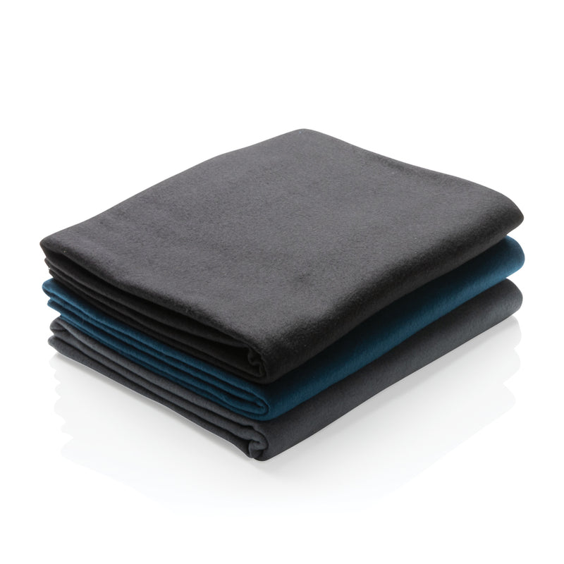 Load image into Gallery viewer, Fleece blanket in pouch - Custom Wood Designs
