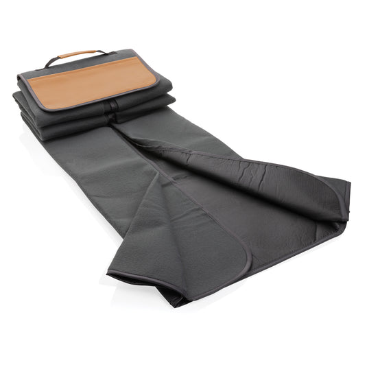 RPET picnic blanket with PU cover - Custom Wood Designs