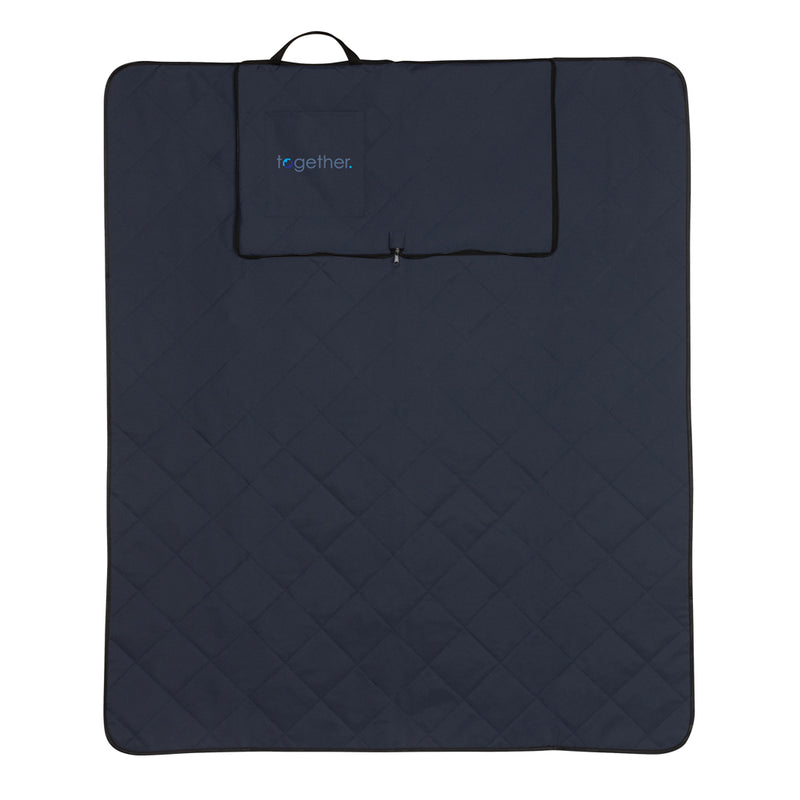 Load image into Gallery viewer, RPET foldable quilted picnic blanket - Custom Wood Designs
