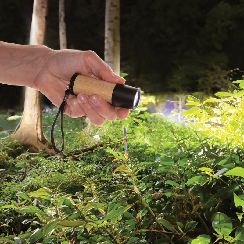 Load image into Gallery viewer, Bamboo and RCS certfied recycled plastic torch - Custom Wood Designs

