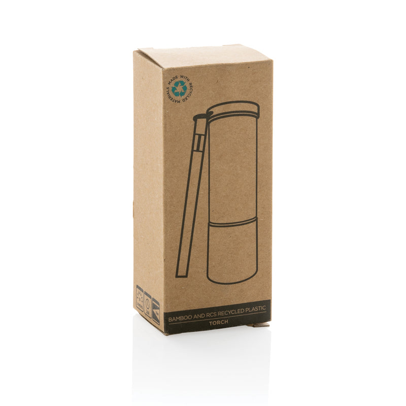 Load image into Gallery viewer, Bamboo and RCS certfied recycled plastic torch - Custom Wood Designs
