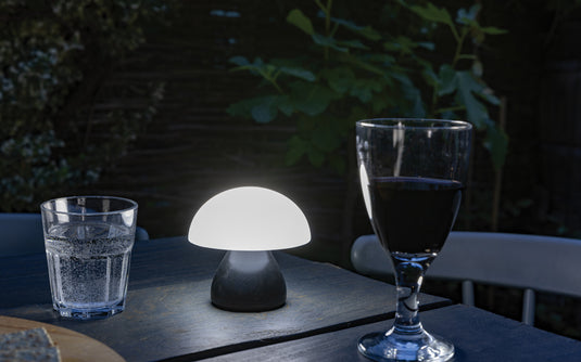 Luming RCS recycled plastic USB re-chargeable table lamp - Custom Wood Designs