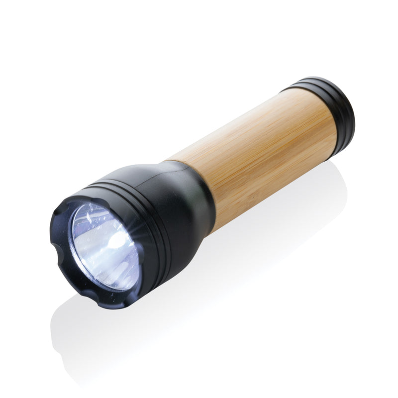 Load image into Gallery viewer, Lucid 3W RCS certified recycled plastic &amp; bamboo torch - Custom Wood Designs
