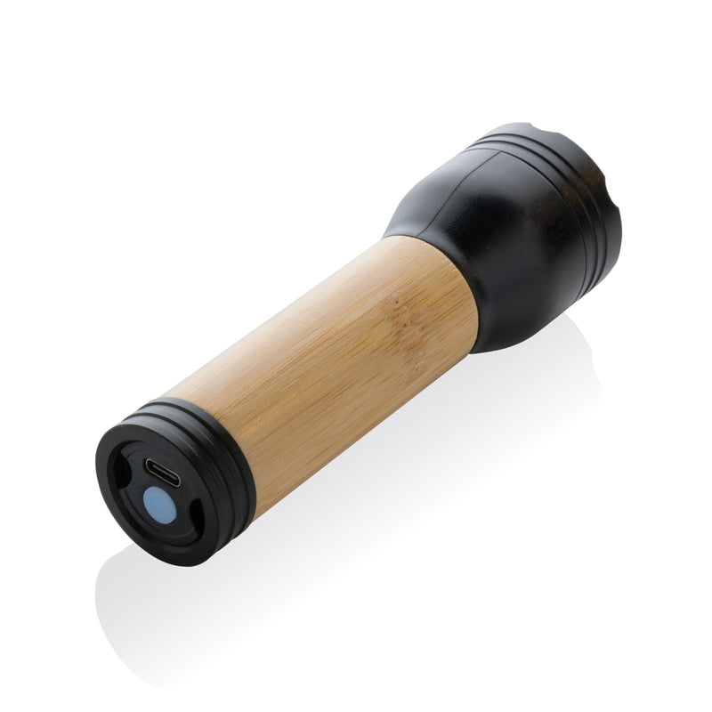 Load image into Gallery viewer, Lucid 3W RCS certified recycled plastic &amp; bamboo torch - Custom Wood Designs
