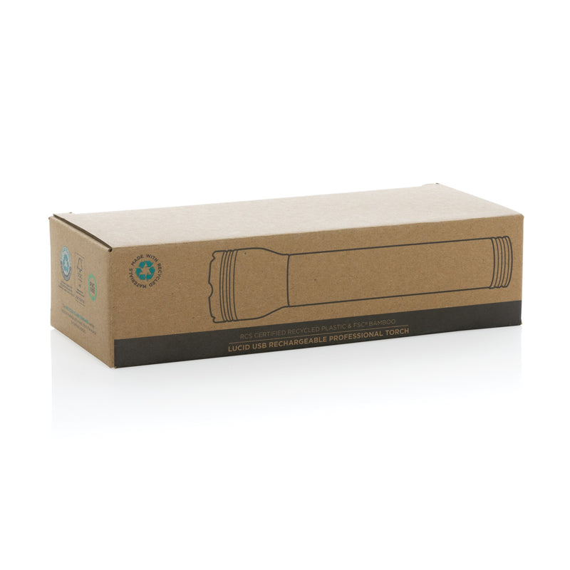 Load image into Gallery viewer, Lucid 5W RCS certified recycled plastic &amp; bamboo torch - Custom Wood Designs
