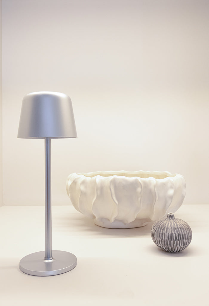 Load image into Gallery viewer, Zenic RCS recycled plastic USB re-chargable table lamp - Custom Wood Designs
