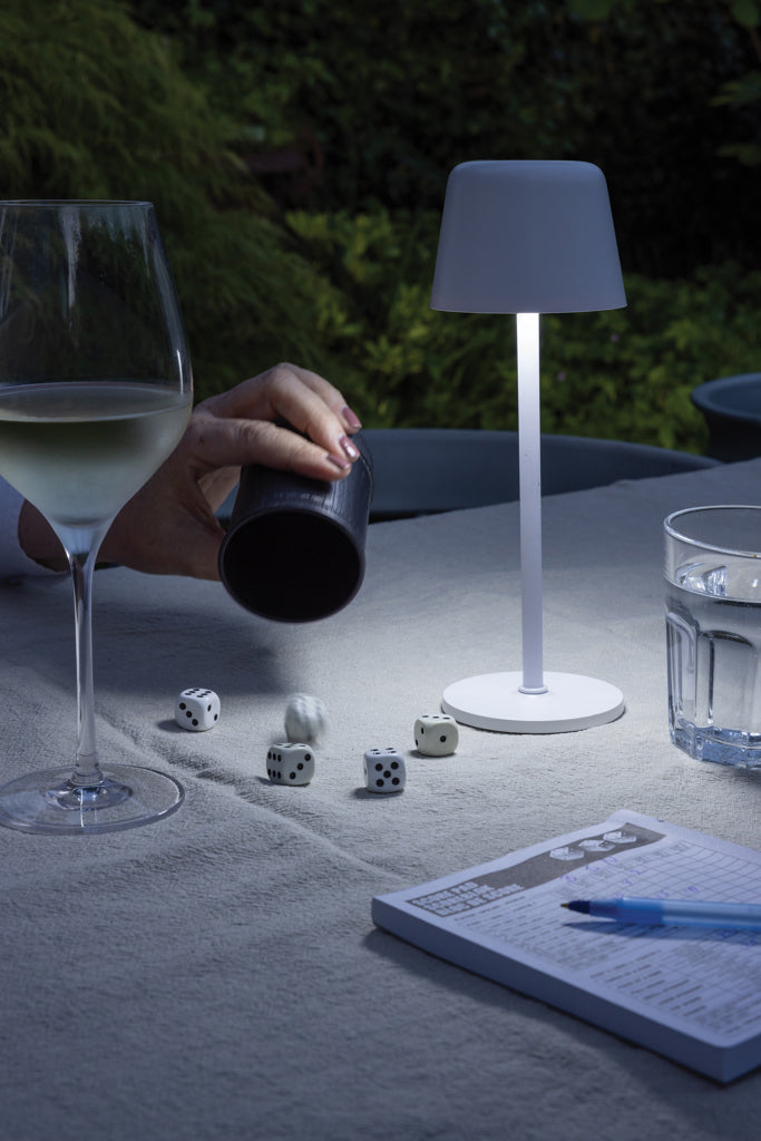 Load image into Gallery viewer, Zenic RCS recycled plastic USB re-chargable table lamp - Custom Wood Designs
