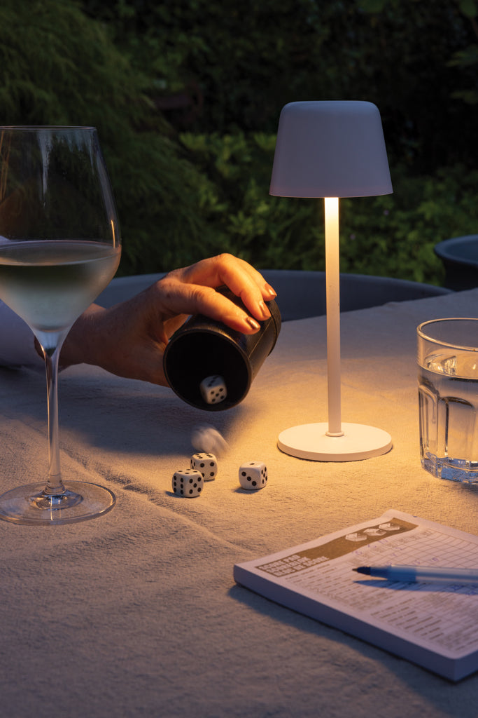 Load image into Gallery viewer, Zenic RCS recycled plastic USB re-chargable table lamp - Custom Wood Designs
