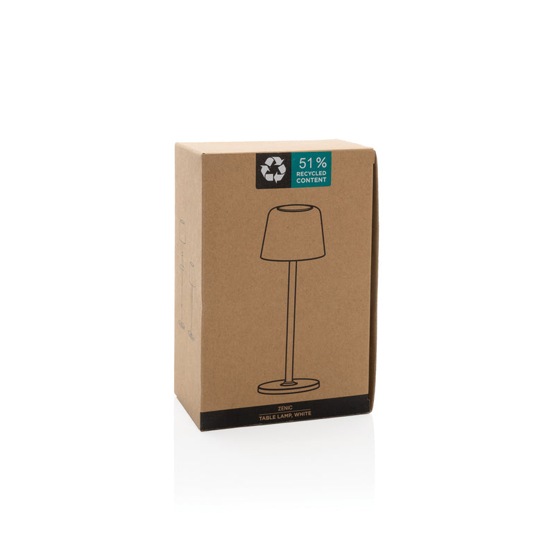 Load image into Gallery viewer, Zenic RCS recycled plastic USB re-chargable table lamp - Custom Wood Designs

