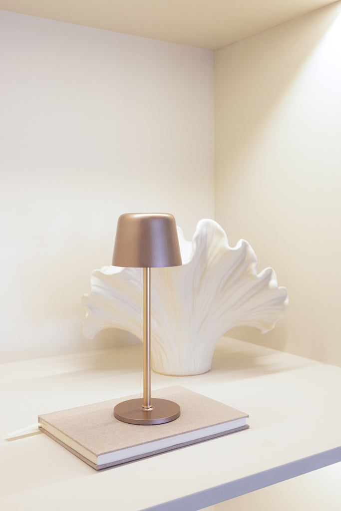 Load image into Gallery viewer, Zenic RCS recycled plastic USB re-chargable table lamp - Custom Wood Designs
