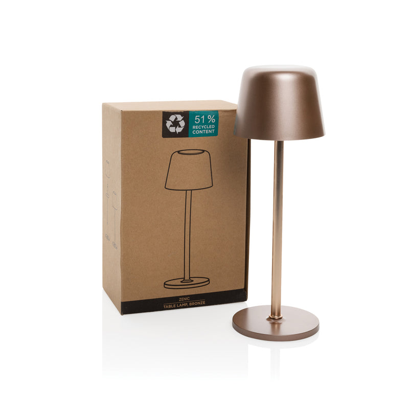 Load image into Gallery viewer, Zenic RCS recycled plastic USB re-chargable table lamp - Custom Wood Designs
