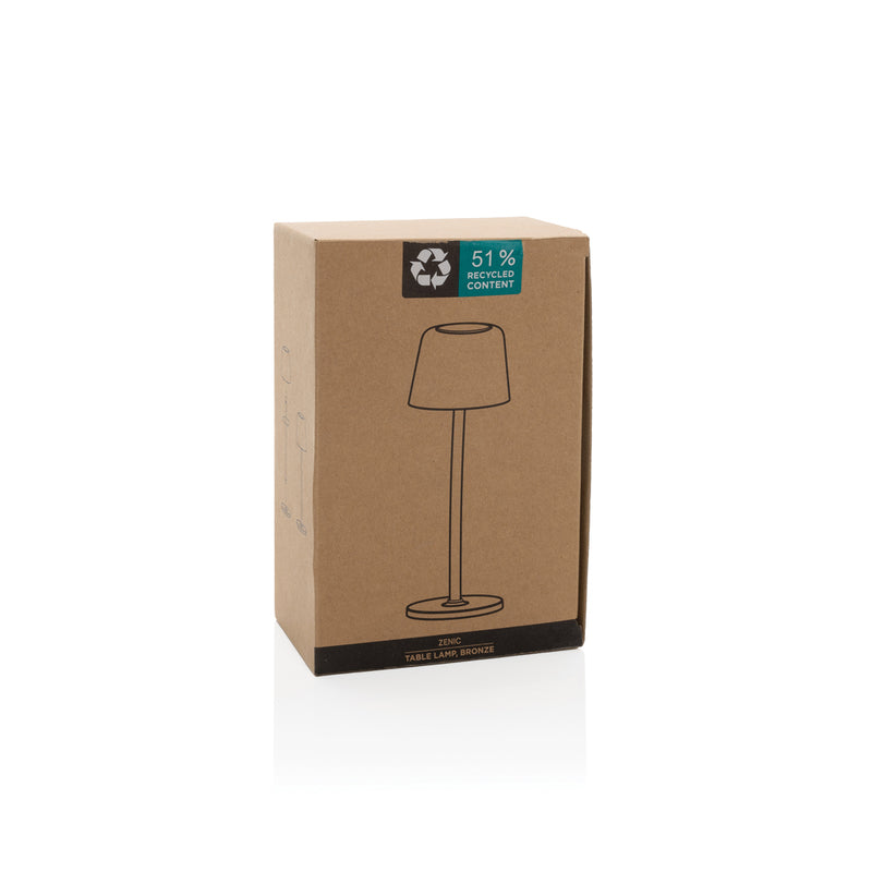 Load image into Gallery viewer, Zenic RCS recycled plastic USB re-chargable table lamp - Custom Wood Designs
