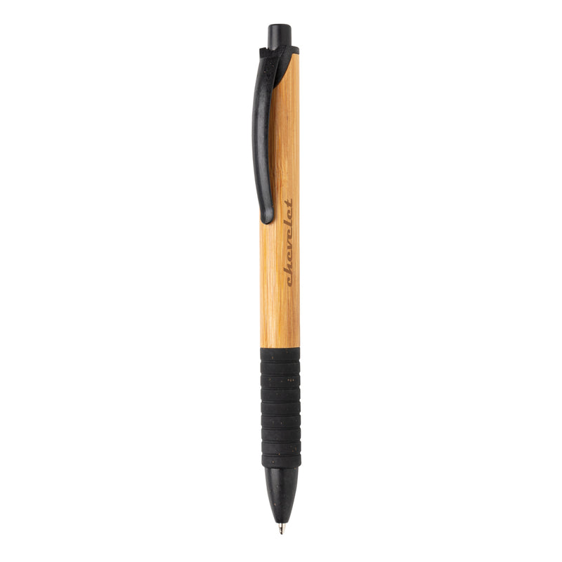 Load image into Gallery viewer, Bamboo &amp; wheat straw pen - Custom Wood Designs
