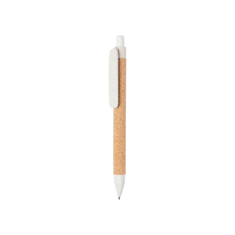 Load image into Gallery viewer, Write wheatstraw and cork pen - Custom Wood Designs
