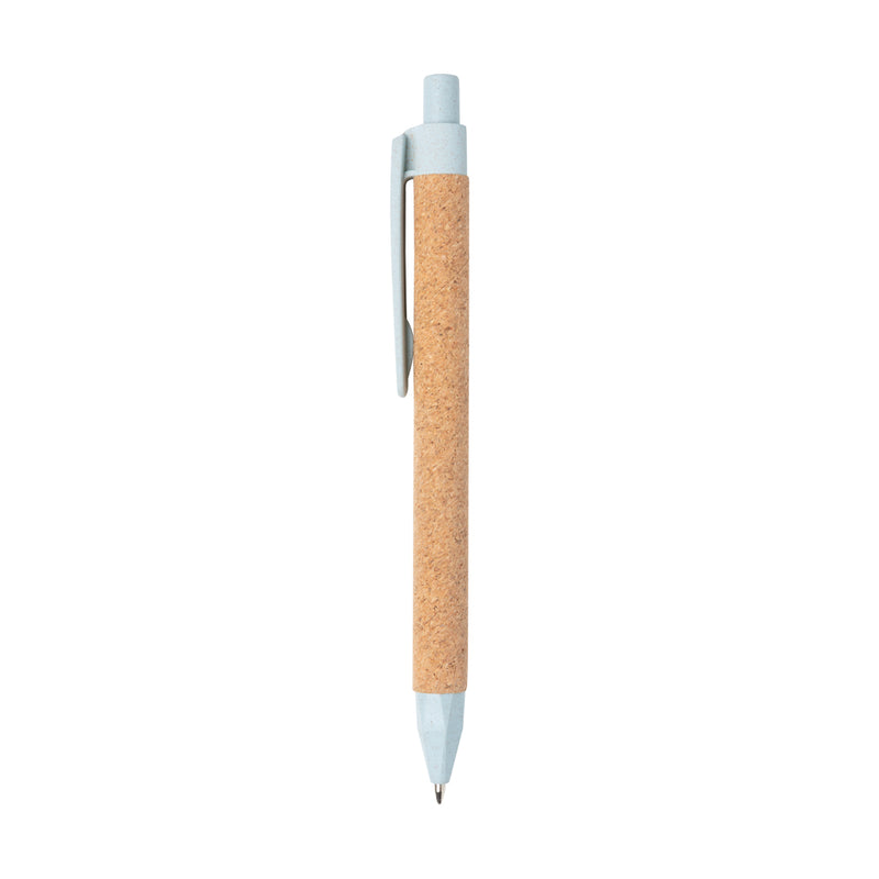 Load image into Gallery viewer, Write wheatstraw and cork pen - Custom Wood Designs
