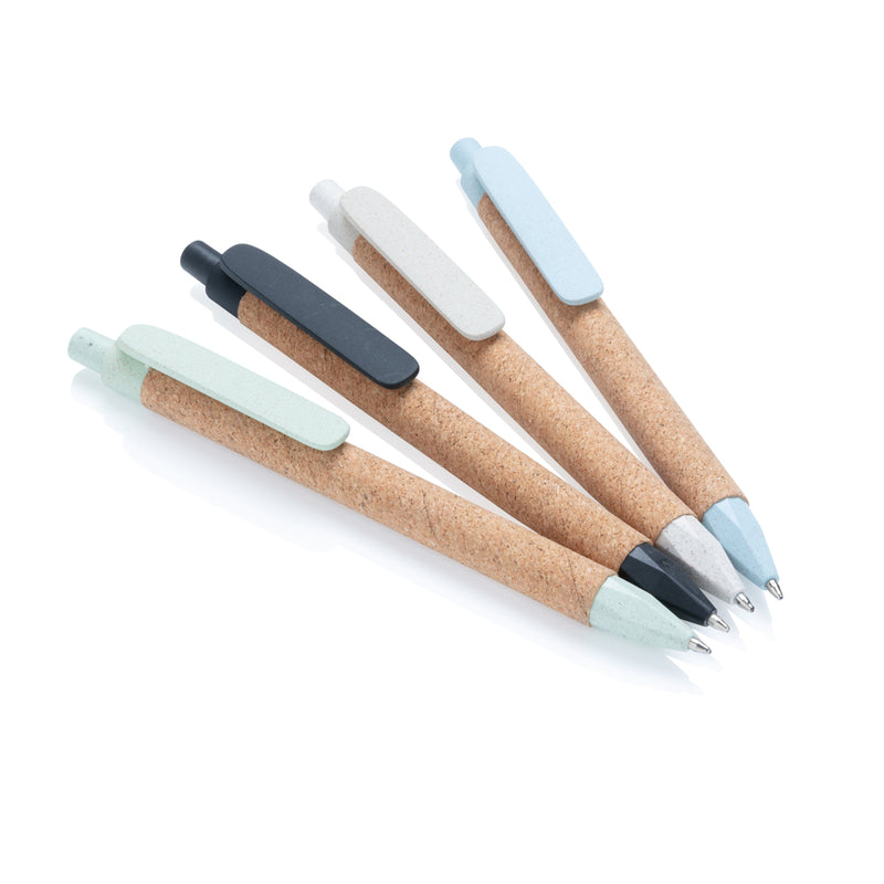 Load image into Gallery viewer, Write wheatstraw and cork pen - Custom Wood Designs
