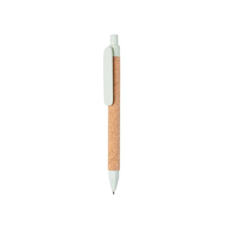 Load image into Gallery viewer, Write wheatstraw and cork pen - Custom Wood Designs
