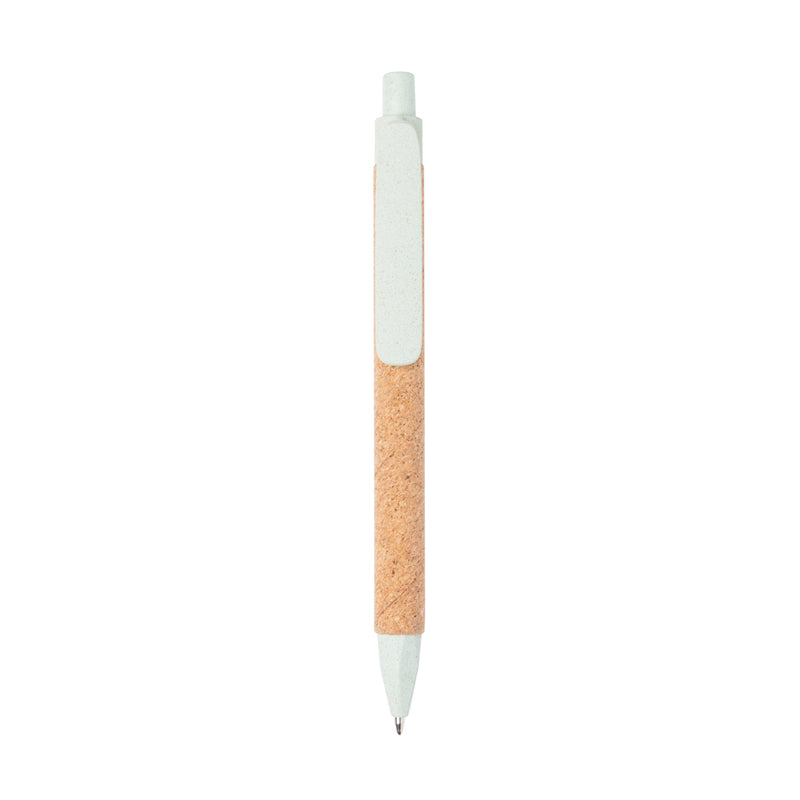 Load image into Gallery viewer, Write wheatstraw and cork pen - Custom Wood Designs
