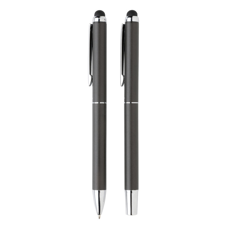 Load image into Gallery viewer, Swiss Peak deluxe pen set in PU pouch - Custom Wood Designs
