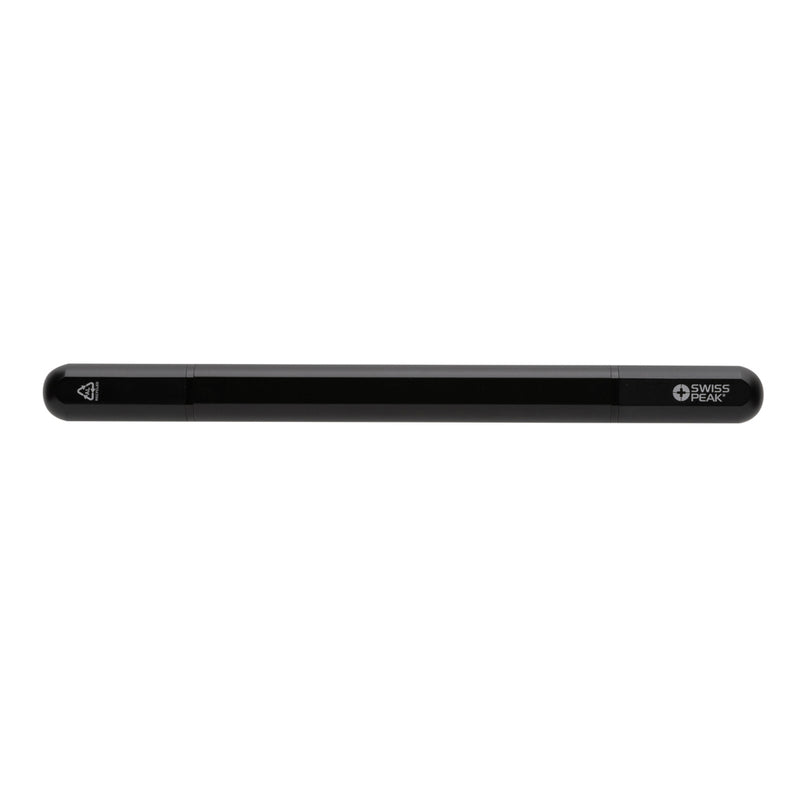 Load image into Gallery viewer, Swiss Peak Storm RCS recycled aluminum dual tip pen - Custom Wood Designs
