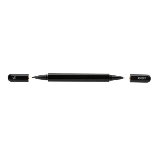 Swiss Peak Storm RCS recycled aluminum dual tip pen - Custom Wood Designs