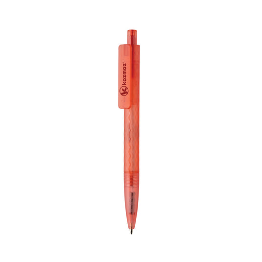 X3 GRS recycled PC plastic pen frosted - Custom Wood Designs
