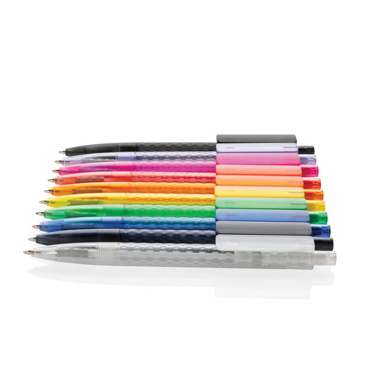 X3 GRS recycled PC plastic pen frosted - Custom Wood Designs