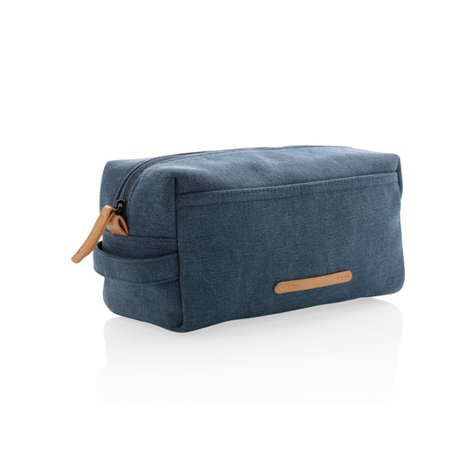 Canvas toiletry bag PVC free - Custom Wood Designs