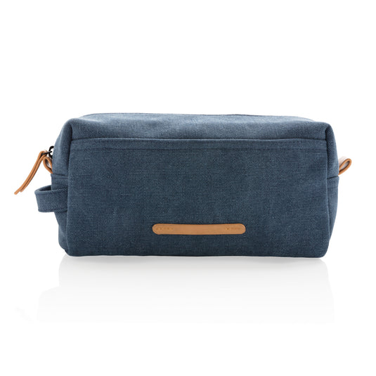 Canvas toiletry bag PVC free - Custom Wood Designs