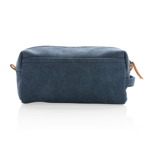 Canvas toiletry bag PVC free - Custom Wood Designs