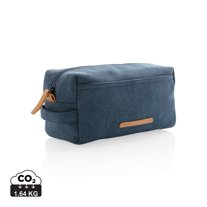 Canvas toiletry bag PVC free - Custom Wood Designs