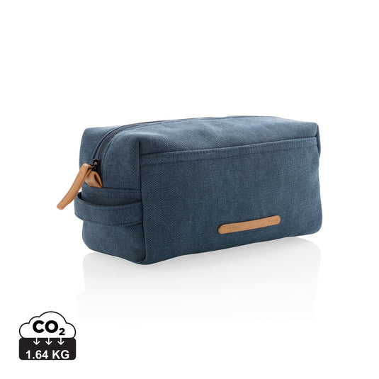Canvas toiletry bag PVC free - Custom Wood Designs