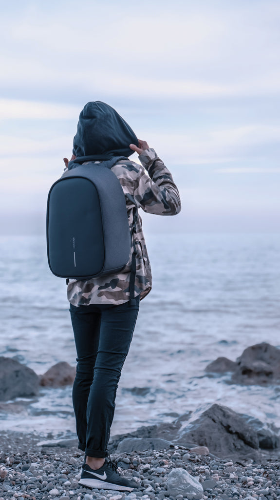 Load image into Gallery viewer, Bobby Hero Regular, Anti-theft backpack - Custom Wood Designs

