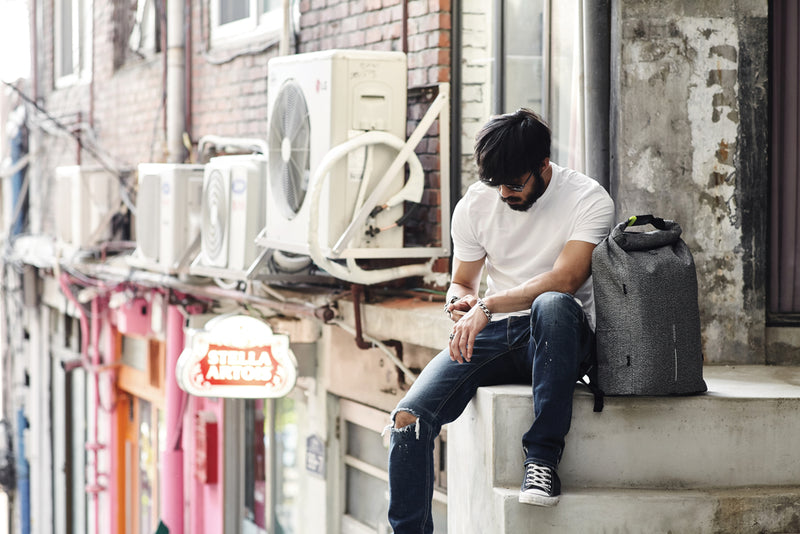 Load image into Gallery viewer, Urban anti-theft cut-proof backpack - Custom Wood Designs
