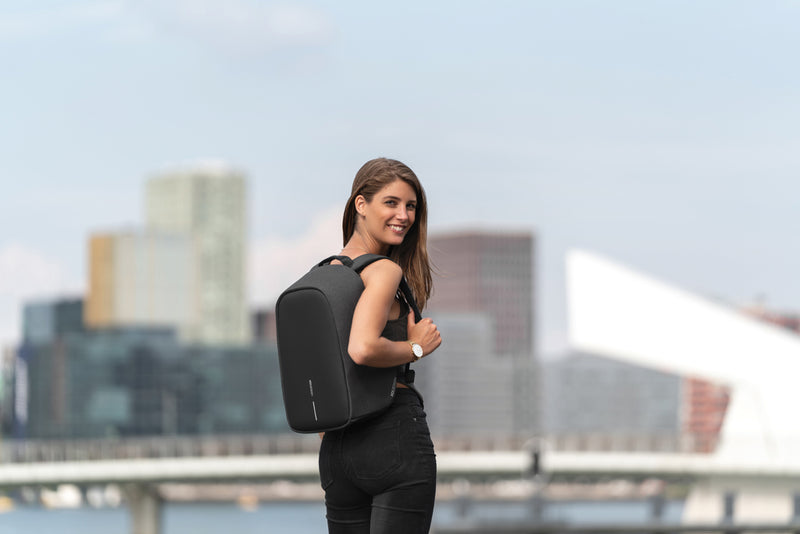 Load image into Gallery viewer, Bobby Hero Small, Anti-theft backpack - Custom Wood Designs

