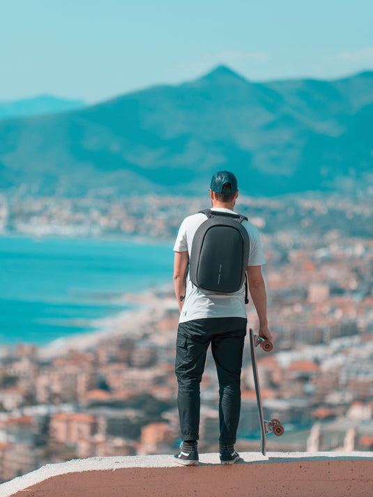 Bobby Hero Small, Anti-theft backpack - Custom Wood Designs