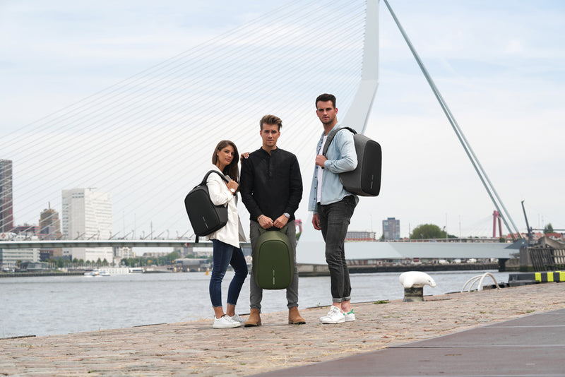 Load image into Gallery viewer, Bobby Hero XL, Anti-theft backpack - Custom Wood Designs
