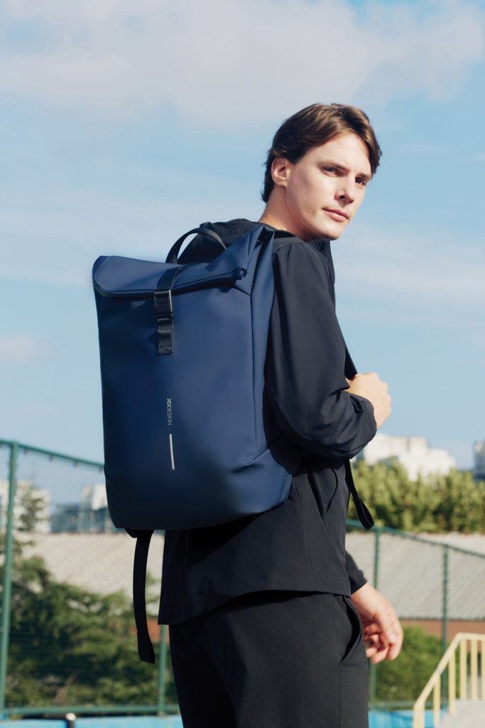 Load image into Gallery viewer, Urban Water Resistant Flap-top Backpack - Custom Wood Designs

