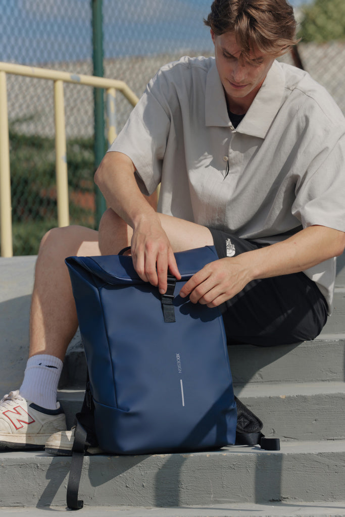 Load image into Gallery viewer, Urban Water Resistant Flap-top Backpack - Custom Wood Designs

