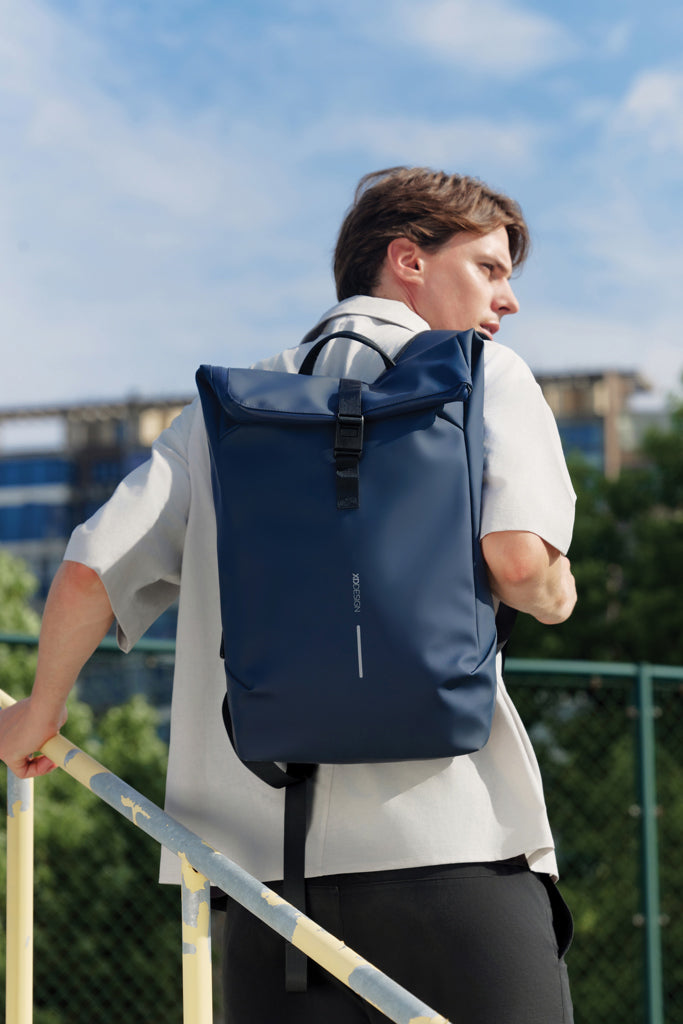 Load image into Gallery viewer, Urban Water Resistant Flap-top Backpack - Custom Wood Designs
